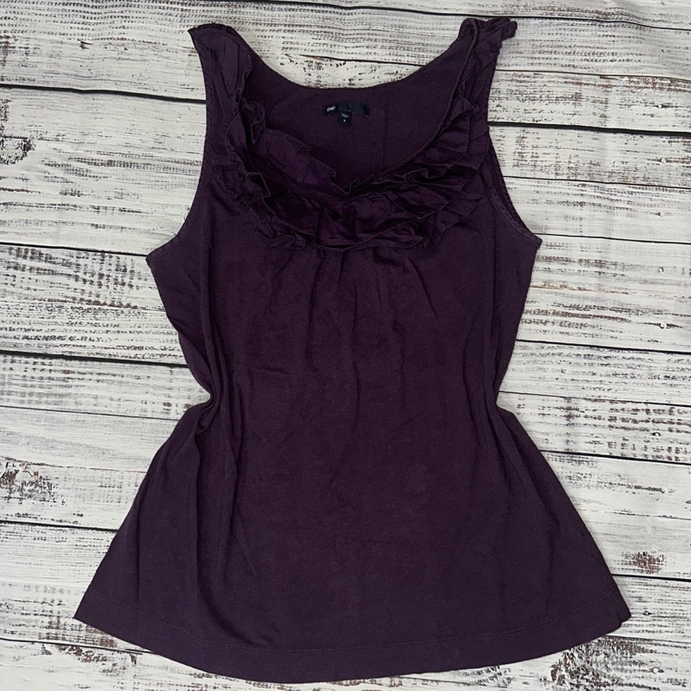 Gap sleeveless ruffled top‎ blouse Sz. S